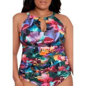 NWT Lauren Ralph Lauren Women's Plus Size High Neck Tank Topini